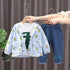 Spring and Autumn Boys Cardigan Set of Three